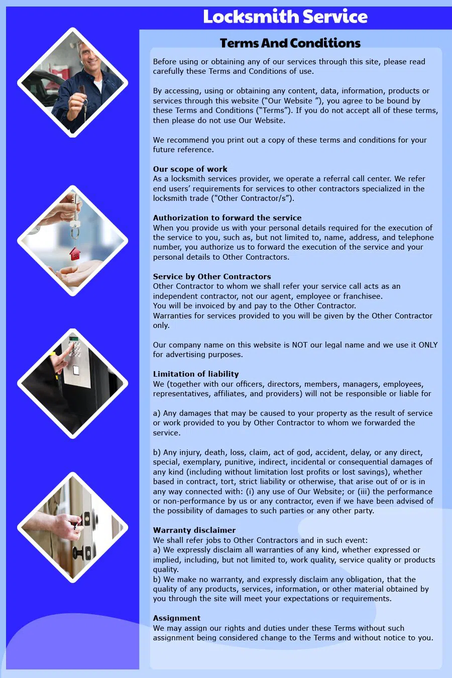 Express Locksmith Store Boston, MA 617-340-3774 - TermsAndCondition-15